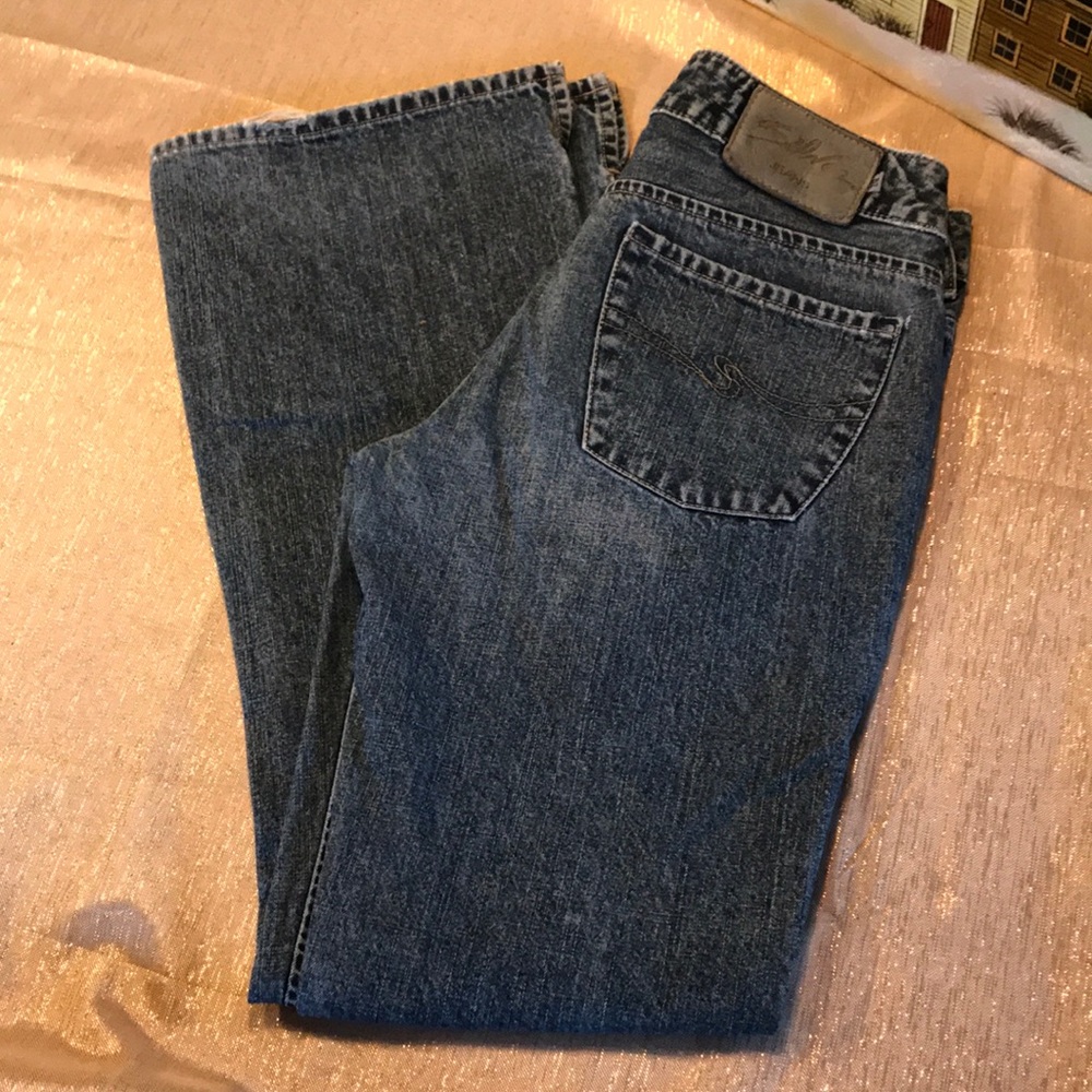 Silver 32” Long Jeans